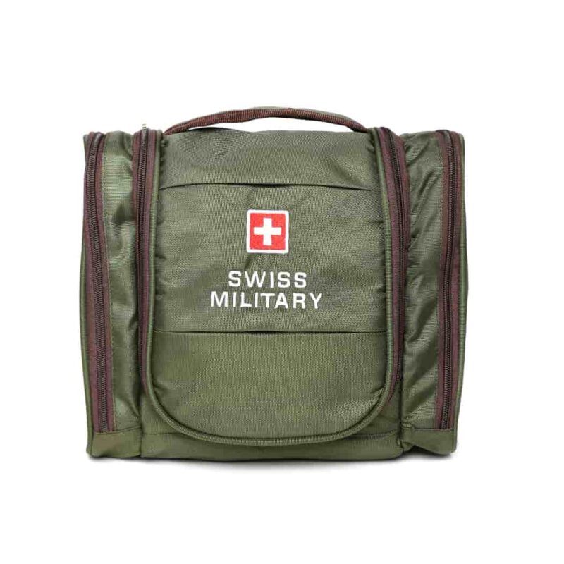 Swiss Military Waterproof Toiletry Bag With Multiple Pockets