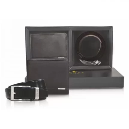 CROSS Combo Gift Set of Insignia Slim Wallet & Santiago Belt