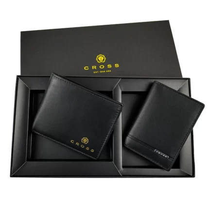 CROSS Wallet & Card Holder Combo Gift Set