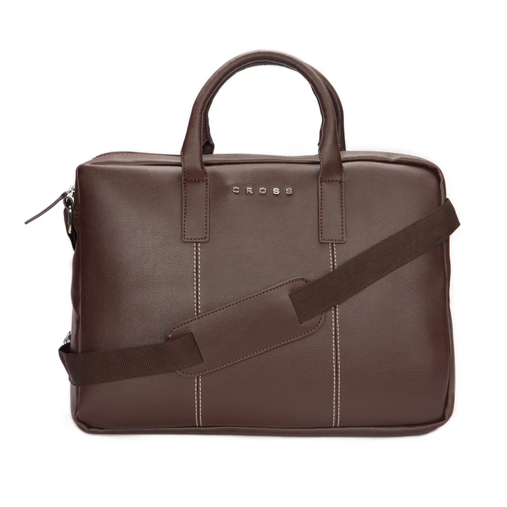 CROSS CROCO CLASSY BREIFCASE (BROWN)