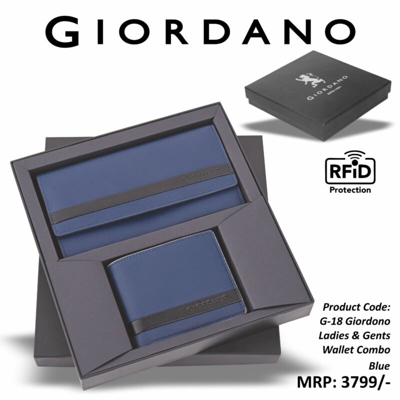 GIORDANO Ladies and Gents Wallet Combo