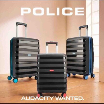 Police Premium Hard Sided Luggage Combo Set